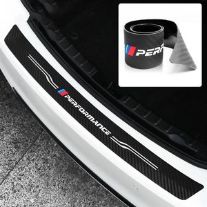 Per BMW E90 E92 E46 F20 F30 F15 E70 E71 G30 M Performance Paraurti posteriore Trim Sticker PVC Gomma morbida Car Trunk Guard Plate Strip210N