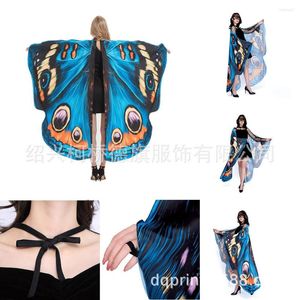 Blankets Butterfly Cape Cross Border Trade Watercolor Adult Wings Decor Holiday Dress Halloween Blanket