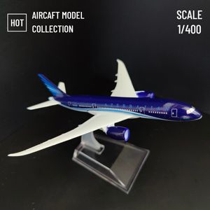 Aeronave Modle Scale 1 400 Metal Aviation Replica AZERBAIJIN B787 Avião Diecast Modelo de Aeronave Miniatura Crianças Quarto Decoração Brinquedos de Presente para Menino 230803