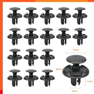 New 10/20/50pcs Auto Bumper Fastener 8mm Hole Rivet Retainer Push Engine Cover Car Door Trim Panel Clip Fasteners for Toyota for BMW