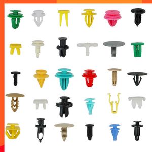 New 50/100pcs Car Clips Auto Fastener Random Mixed Car Bumper Clips Retainer Car Fastener Rivet Door Panel Liner Car Accessories