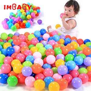 Balony imprezowe 100200pcs 5,5 cm piłki basenowe miękki plastikowy ocean piłka do odtwarzania kolorowe miękkie stresu żonglowanie kulkami sensory