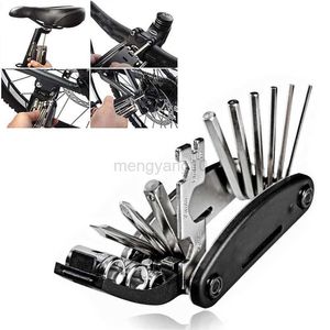 Tools 16 in 1MTB Mountain Bike Portable Socket Universal Wrench Bicycle Multi-Function Tool Screwdriver Motorcycle Bicycle Repair Tool HKD230804