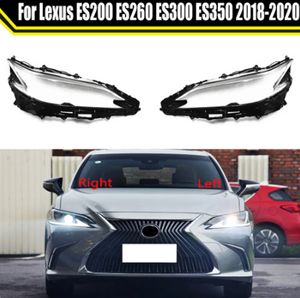 Suitable for Lexus ES200 ES260 ES300 ES350 2018-2020 car headlight transparent plexiglass lamp housing mask