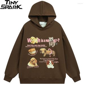 Men's Hoodies 2023 Hoodie Streetwear Sweatshirt Funny Dog Graphic Haruku Cotton Men Hooded Pullover Hip Hop Loose Y2k Unisex Clothing