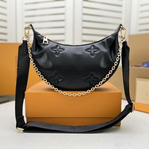 Designer Over the Moon Shoulder Bags Women Brodery Classic Fashion Woman Leather Chains Crossbody Vintage Totes Purse