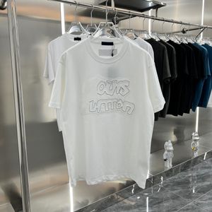 티셔츠 한정판 디자이너 티셔츠 남성 여성 스타일 가슴 편지 패션 스포츠웨어 애호가 여름 셔츠