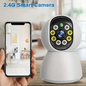 1 Set, 1080p WiFi Nanny Camera för hemsäkerhet med mobilapp, nattvision, rörelsedetektering och tvåvägsröst - idealisk för barn, äldre, hund och husdjursövervakning