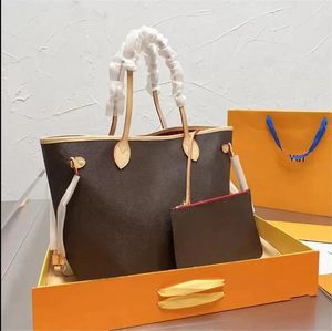 leather Handbag Women Designer Shopping Bag Shoulder Bag Tote Gm Mm Pm N41358
