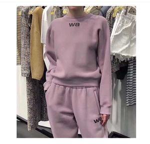 Women's Two Piece Pants Women's Designer Bubble Letter Print Hoodie And Jogger Sweatpants Set 2023 Autumn Winter Weight Versatile Terry