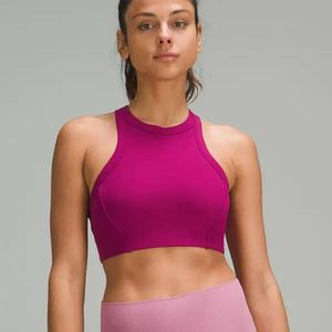 Lu Yoga Sports Bras Bust Up BodyCon Tank för kvinnor Breasted Fitness Bra Women Push Up Seamless Sport Tank Underwear Running Gym AS23-10