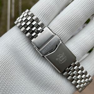 Watch Bands STEELDIVE SD1996 Automatic Dive Replacement Bracelet Fully Brushed Signed Buckle Milled Clasp with Safety 230803