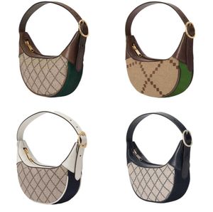 Moda bolsa para axilas feminina bolsa de ombro bolsa crescente bolsa pequena carteira de telefone batom bolsa de armazenamento de moedas interior chaveiro primeira camada de couro de vaca