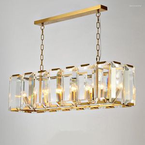 Chandeliers Modern Hanging Crystal Villa Living Room Bedroom Dining High Quality E14 Chandelier 110v 220v