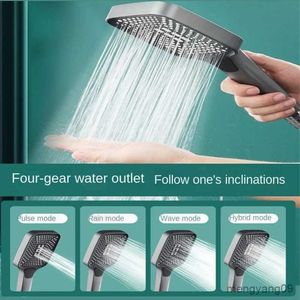 Bathroom Shower Heads Xiaomi Mode Adjustable Rainfall Shower Large Showerhead High Pressure Water Saving Shower Mixer Bathroom Accessories R230804