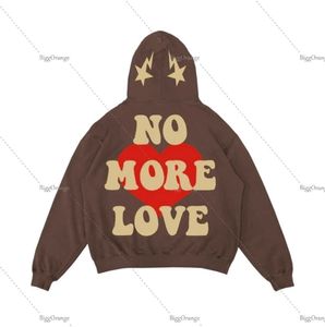 Mens Hoodies Sweatshirts Brown Top Print Street Hip Hop Teen Clothing Oversized Letters Vintage Hoodie Fashion Cotton Loose Goth Sweatshirt Unisex Top 221008