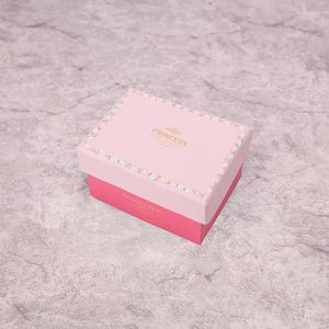 Mücevher Torbaları 5 PCS Kraft Kağıt Hediye Ambalaj Kutuları Düğün Karton Kek Şeker Kutusu Macaron Favor Mevcut Paket
