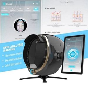 portable 8 language observe skin scanner machine with HD camera magic mirror uv face scanner face scanner skin analyzer