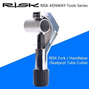 Tools Risk Mountain Bike 28.6 Fork Cutter MTB Bicycle Head Tube Pipe Manubrio Seat Post Cutter Tool per 6-42mm Large Caliber Tube HKD230804