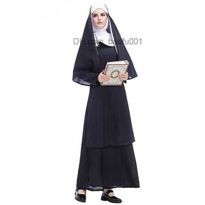 Theme Costume Halloween is coming. Medieval women role play pastors nuns missionaries are coming. Adult role play costumes are coming Z230804