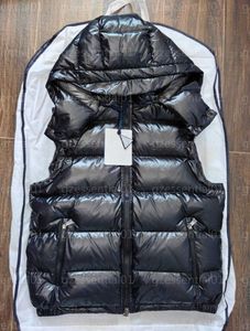 Jacke Herren Weste Designer Gilet Gans Westen Hoher Kragen Ärmelloser Hoodie Warme und gemütliche Mode Klassische Designer Puffer Herrenbekleidung