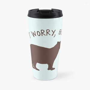 Бутылки с водой не волнуйтесь, будьте capy (capybara) путешествовать по кофейной кружке чашки для завтрака