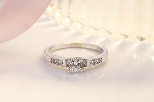 European Jewelry Micro Setting Ring Fashion Diamond Ring Personality Creative Couple Rings Jewelry Wholesale