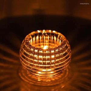 Kerzenhalter Nordic Light Luxus Romantische Kristallkugel Kerzenständer Dekoration Geburtstagsfeier Geschenk