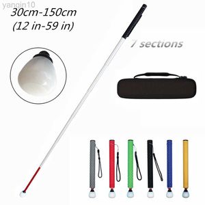 Trekking Poles Aluminum Telescopic Blind Cane with Rolling Tip 30cm-150cm (12 inch-59 inch) with 2 Tips HKD230804