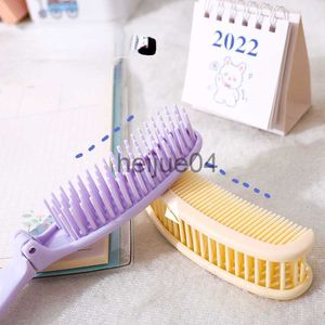 Hair Brushes Folding Cute Cartoon Comb for Kid Dual Use Combs Children Boys Girl Students Baby Hair Care Comb Portable for Travel Accessories x0804