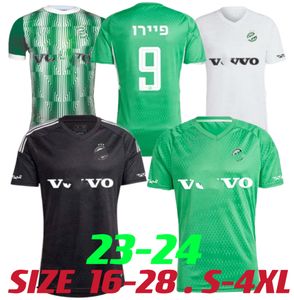 2023 2024 Maccabi Haifa Camisas de futebol Especial 22 23 24 Israel Home Atzili Haziza G Donyoh Camisa de Futebol T Chery S Menachem J Cohen Homens Uniformes Especiais