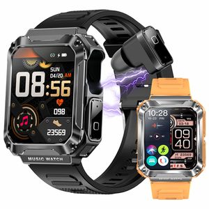 T93 Smart Watch 3 في 1 TWS أذن أذن 4GB ذاكرة كبيرة Bluetooth Call 1.96 شاشة Music Music Ambuds Sports Smartwatch