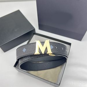 M Designer Pas Solidny kolor luksus Ceinture Homme Ladies Mash