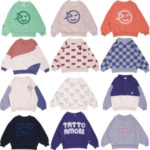 Hoodies Sweatshirts Çocuk Sweaters Bahar Wyn Brand Erkek Kızlar Sevimli Baskı Sweatshirts Bebek Çocuk Toddler Pamuk Üst Giyim Giysileri 230803