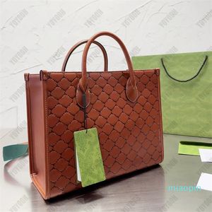 2023-Luxury designer shopping bag totes womens shoulder bags classic embossed cross body 7A top large capacity handbags