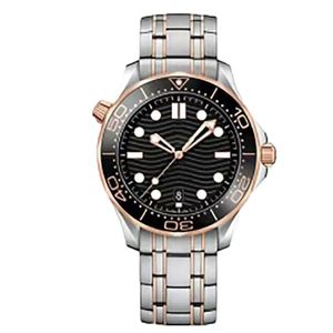 relógio de máquinas de comércio para homens relógios automáticos relógios de pulso 41mm movimento mecânico vidro traseiro esportes mar azul prata masculino relógios relógios de pulso dhgates gif