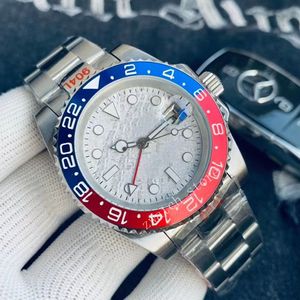 Mens Designer de Alta Qualidade Relógio Automático Masculino 41mm Anel Cerâmico Safira 2813 Movimento Dial Aço Inoxidável Relógio Rotativo Relógio Mecânico Relógio de Luxo