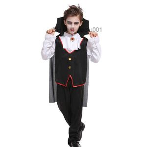 Theme Costume Boys' Halloween Vampire Role Play Comes to Children's Carnival Fantastic Party Costume Z230804