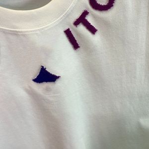 23SS Tasarımcı Erkek Tişörtler Unisex Kadınlar Çift Moda Gevşek Pamuk Kısa Kollu Mektuplar Baskılı T-Shirt Hip Hop Sokak Giyim Tshirt Sıradan Tees Boyut M-3XL USUV