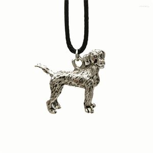 Pendant Necklaces Fashion 3D Dog Necklace Cute Animal Beagle Women Choker Vintage Jewelry Pet Gift Drop