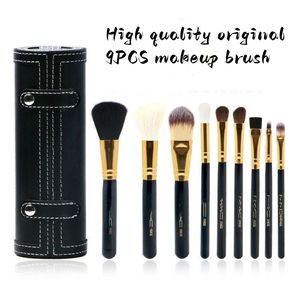 Moc 9PCS Makeup Brushes Set Eye Shadow Foundation Women Cosmetic Brush Eyeshadow Blush Powder Blending Beauty Soft Makeup Tool