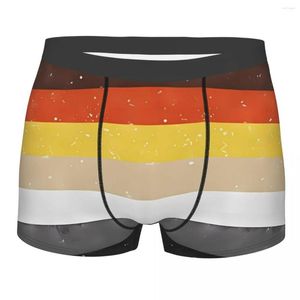 Underbyxor faux glitter gay björn bakgrund mans boxare trosor stolthet flagga mycket andas hög kvalitet sexig shorts presentidé