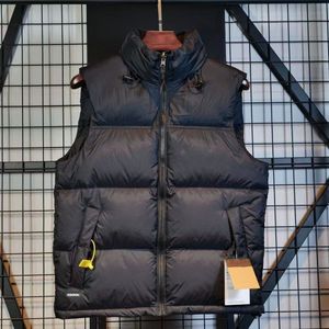 Colete de design de inverno com bolso puffer jaquetas femininas parkas sem mangas com zíper jaqueta masculina casual casaco de penas à prova d'água masculino coletes de algodão coletes