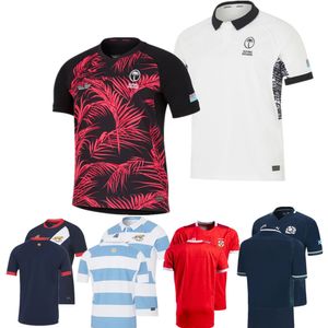 Outdoor-T-Shirts Fiji Domicile TONGA RUGBY Home Jersey Shirt SCOTLAND2024 ARGENTINA RUGBY JERSEYS Benutzerdefinierter Name und Nummer 230803