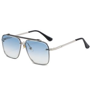 Designer-Brille für Männer, quadratische Brille, Damen-Sonnenbrille, doppelter Nasensteg, mehrfarbig, Frau und Mann, Alltagsmode, Sommer, Strand, hübsches Mädchen, Sonnenbrille