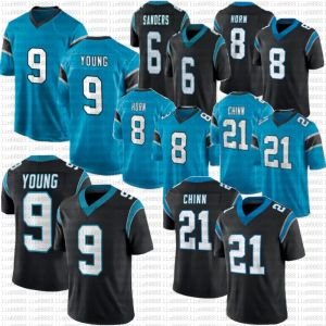 Carolina''panthers''bryce Young Panther Football Jersey Miles Sanders Jeremy Jaycee Chinn Carolinas Brian Burns Damiere Hubbard Terrace Ekwonu