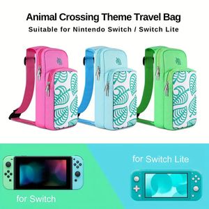 Switch Bag, Travel Bag For Nintendo Switch & Switch Lite - Shoulder Bag Travel Case Cute Portable Carrying Backpack For Animal Crossing Games Accessories Console