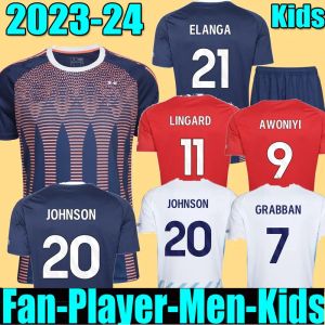 Nottingham 23 24 Lingard Soccer Coureys Grabban Johnson Surridge 2023 2024 Men Kids Forest Awoniyi Ameobi Krovinovic Elanga Football Shirts Men Kids Kit