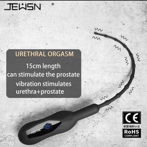 Adult Toys 10 Frequency Urethral Vibrator Catheter Penis Plug Sex Toy for Men Vibrating Urethral Plug Penis Insertion Urethra Sound Dilator 230803