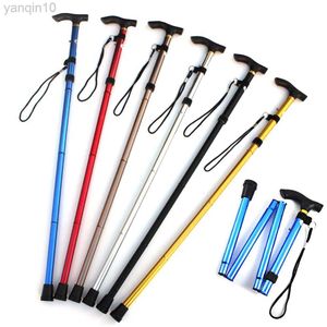 Trekking Poles Telescopic Stick Quick Lock Foldable Trekking pole Hiking Retractable Self Defense Sticks nordic Walking Cane Shooting Crutch HKD230804